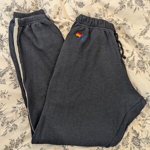 Aviator Nation medium Navy joggers *signs of wear at waist band*